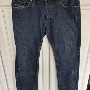 Diesel Safado Men’s Dark Blue Regular Slim Straight Jeans 36w 32L